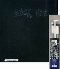 Комплект. Black Note. Альбом для рисования на черной бумаге + Комплект из 2-х белых ручек и белого карандаша WTJ_INSPIRATION
