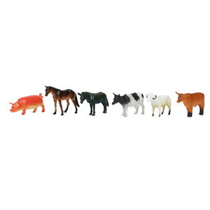 Игрушки пластизоль набор из 6-ти домашних животных в пак. ИГРАЕМ ВМЕСТЕ в кор.10*12наб