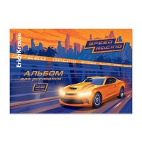 Альбом для рисования на клею Sport Car, А4, 30 листов