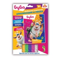 Набор д/детского тв-ва БУБА аппликация из песка. 17*23 см МУЛЬТИ АРТ в кор.48шт