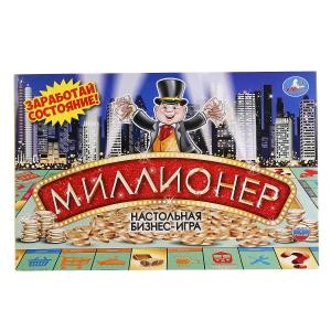 НАСТОЛЬНАЯ БИЗНЕС ИГРА "УМНЫЕ ИГРЫ" МИЛЛИОНЕР В РУСС. КОР. в кор.20шт